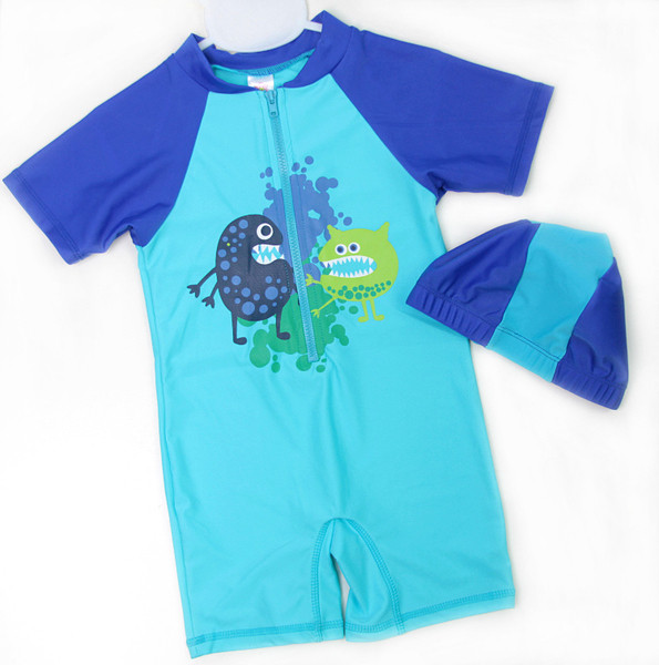 Costum de baie complet pentru copii modern cu diverse aplicații