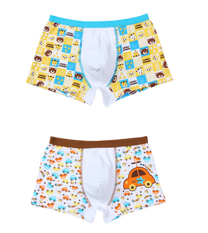 Gyermek színes boxerek - négy darabból álló készlet