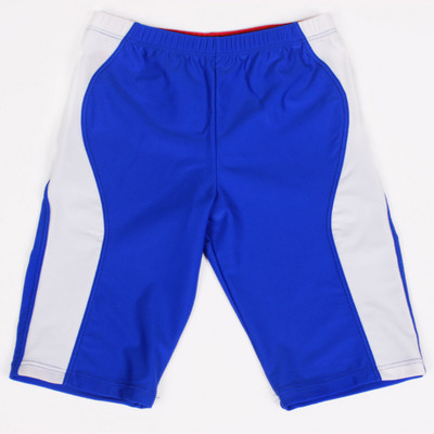 Μπότες παιδικών αγοριών σε μπλε χρώμα με λευκή κορδέλα