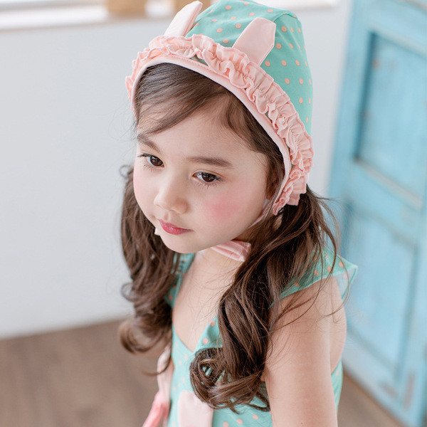 ΝΕΟ μοντέλο παιδικό μαγιό με διακόσμηση με κορδέλα