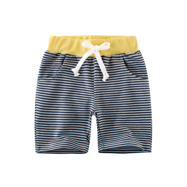 Παιδικά παντελόνια μικρού μήκους για αγόρια σε δύο χρώματα με τσέπη