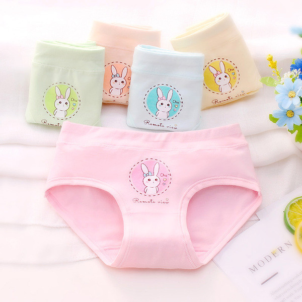 Σετ τεσσάρων παιδικών εσώρουχων με διαφορετικά χρώματα - δύο μοντέλα