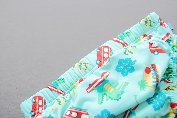 Costum de baie colorat pentru copii modern pentru baieti