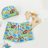 Модерен детски бански за момчета с връзки-няколко модела