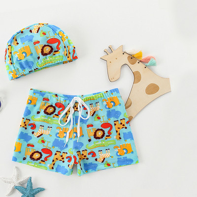 Модерен детски бански за момчета с връзки-няколко модела