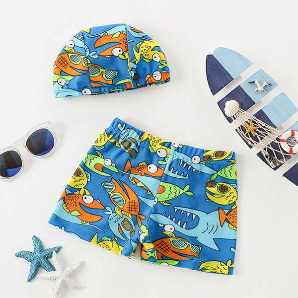 Модерен детски бански за момчета с връзки-няколко модела