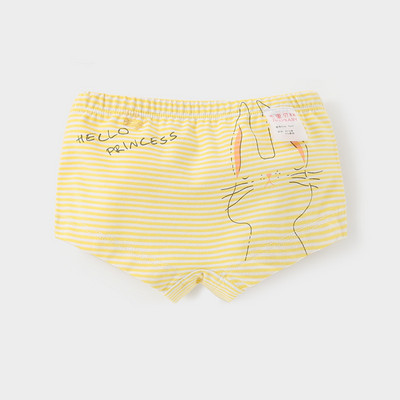 Napi gyerek fehérnemű lányoknak rátéttel és felirattal két színben