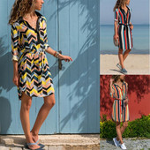 Camasa eleganta tip rochie de dama in trei culori