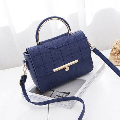 Modern női táska eko bőrből, fém rögzítéssel