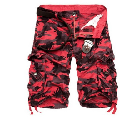 Pantaloni scurți casual pentru bărbați cu model de camuflaj în mai multe culori