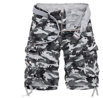 Pantaloni scurți casual pentru bărbați cu model de camuflaj în mai multe culori