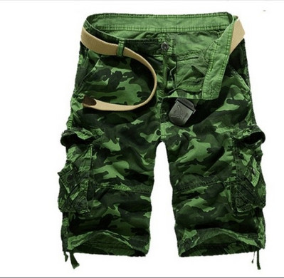 Pantaloni scurți casual pentru bărbați cu model de camuflaj în mai multe culori