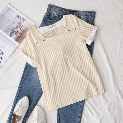 Stílusos női póló két színben