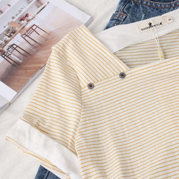 Stílusos női póló két színben