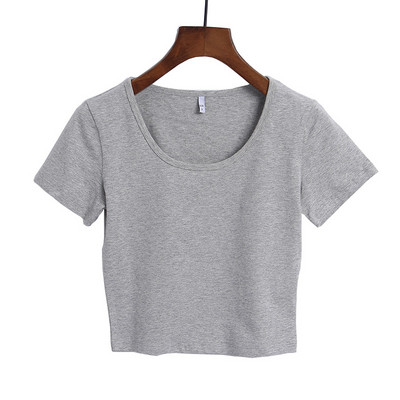 Bluză casual de damă cu mâneci scurte în mai multe culori