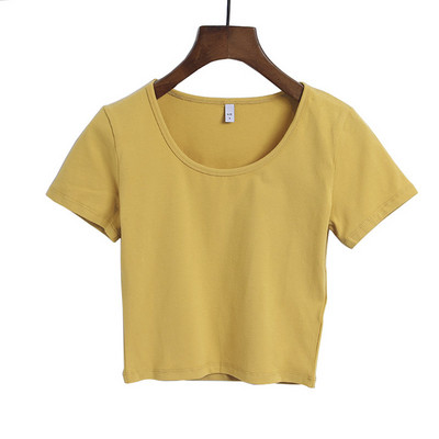 Bluză casual de damă cu mâneci scurte în mai multe culori