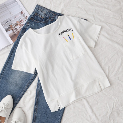 Stílusos női póló fehér és fekete színben