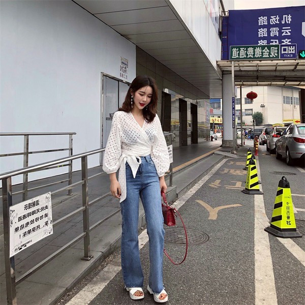 Rövid, elegáns női ing fehér rövid modellben