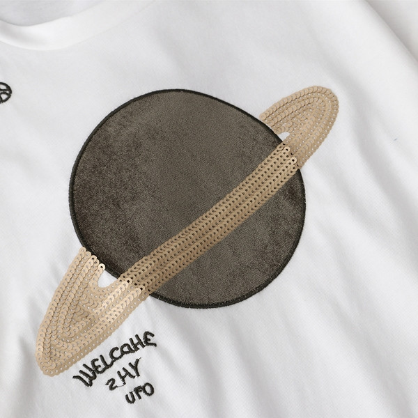 Tricou dama cu decolteu O in trei culori