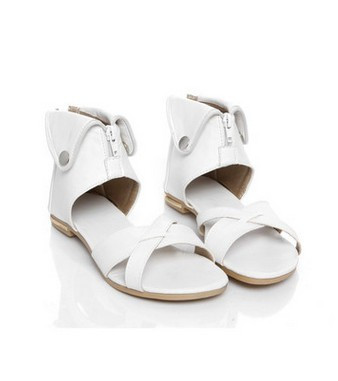 Sandale de dama moderne din piele ecologica in patru culori