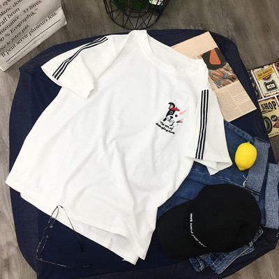 Stílusos női póló rövid ujjal több színben