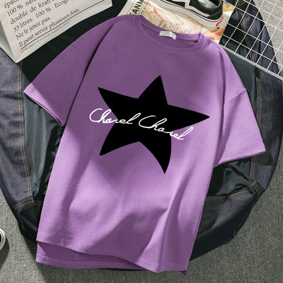 Tricou elegant de damă cu decolteu O în mai multe culori