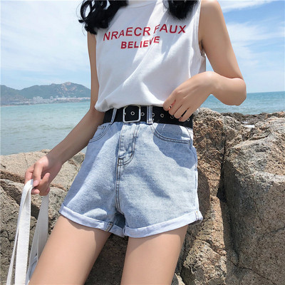 Ежедневни дамски панталони с висока талия и джобове