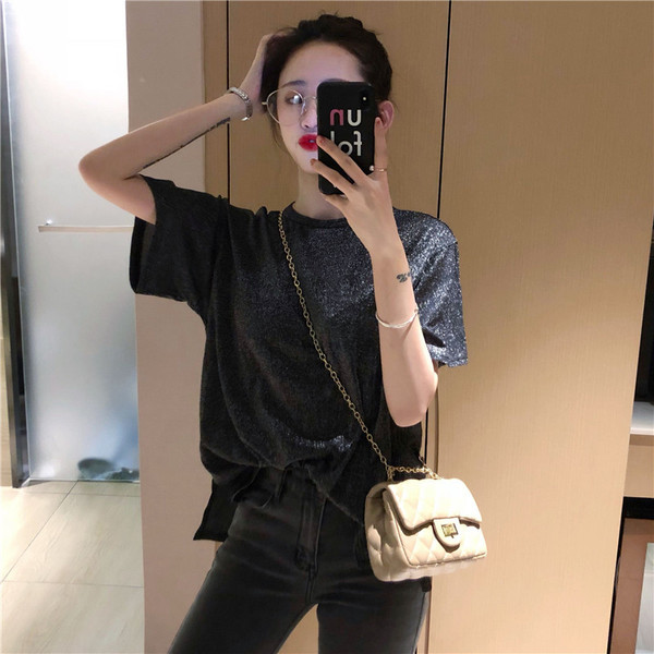 Stílusos női blúz sima modell két színben