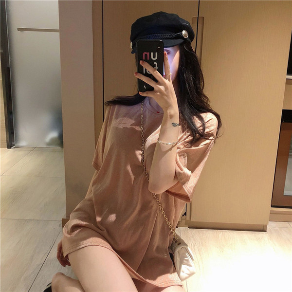 Stílusos női blúz sima modell két színben