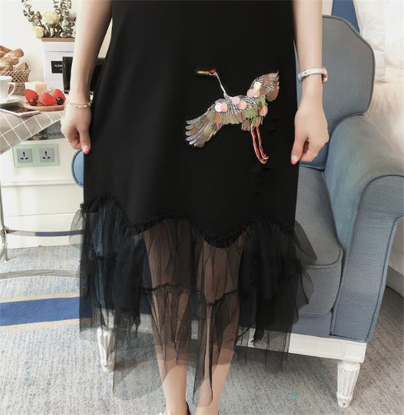 Rochie moderna de dama cu element de dantela si paiete in trei culori