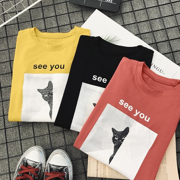 Stílusos női póló rövid ujjal több színben