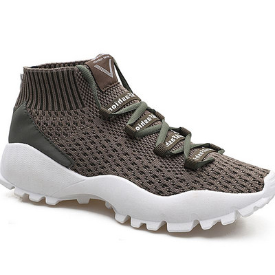 Ανδρικά πάνινα παπούτσια σε τρία χρώματα με ανάγλυφη σόλα