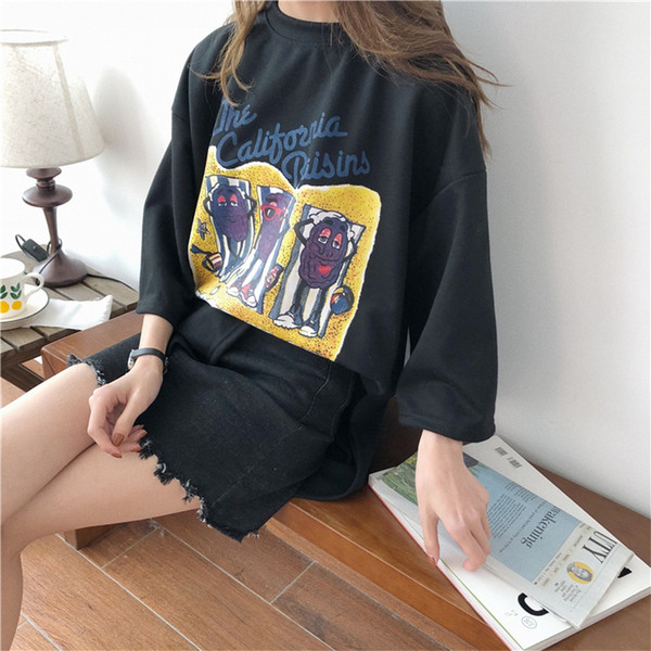 Stílusos női blúz széles ujjal és O-nyakkal