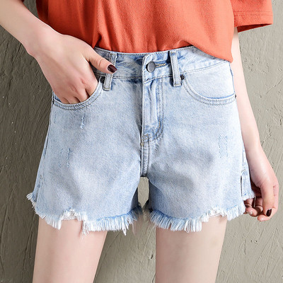 Къси дамски панталони с джобове в два цвята