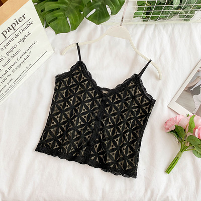 Μοντέρνο γυναικείο γιλέκο με λεπτές λωρίδες σε διάφορα χρώματα