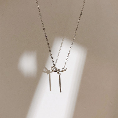 Colier elegant de dama in doua culori