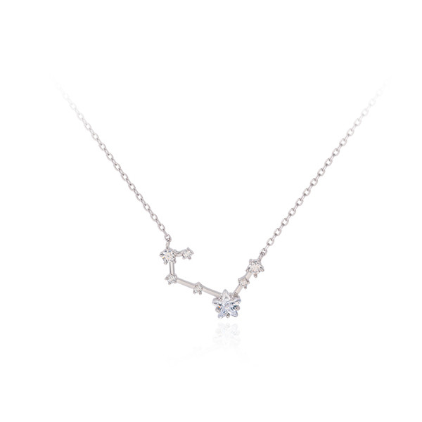 Elegáns női nyaklánc díszkövekkel, két színben