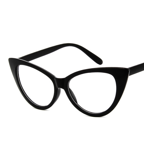 Modern női szemüveg fekete-fehér színben - két modell