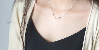 Modern női nyaklánc három színben