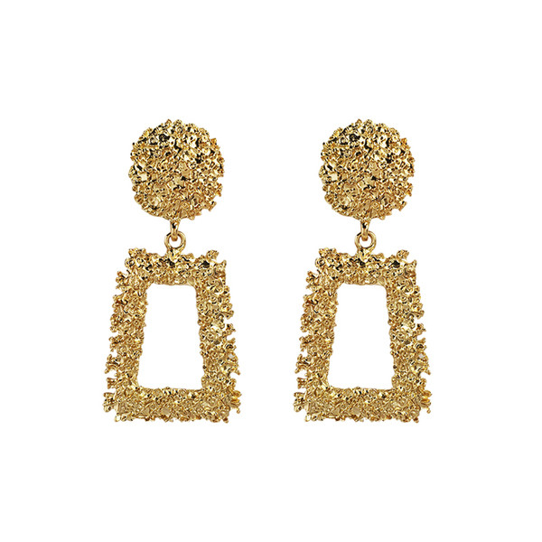 Stílusos női fülbevaló arany és ezüst színben