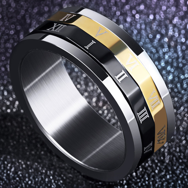 Forgó acél gyűrű