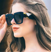 Ochelari de soare de dama cu rama lata in mai multe culori