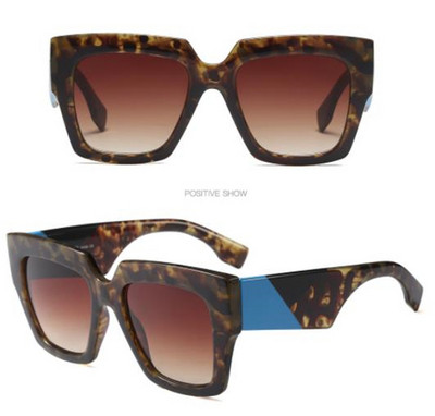 Ochelari de soare de dama cu rama lata in mai multe culori