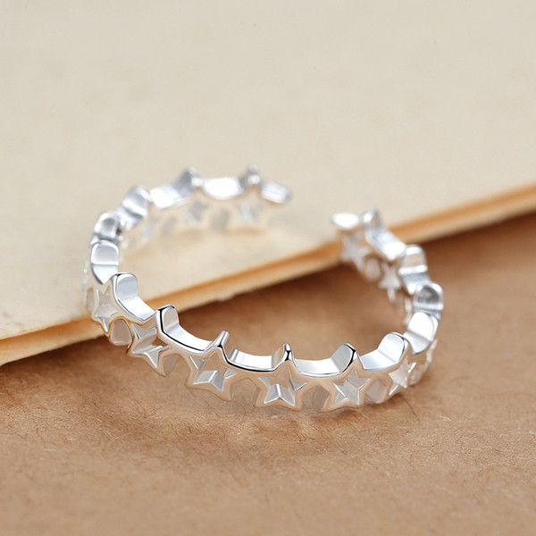 Inel de doamnă de zi cu zi în formă de stea
