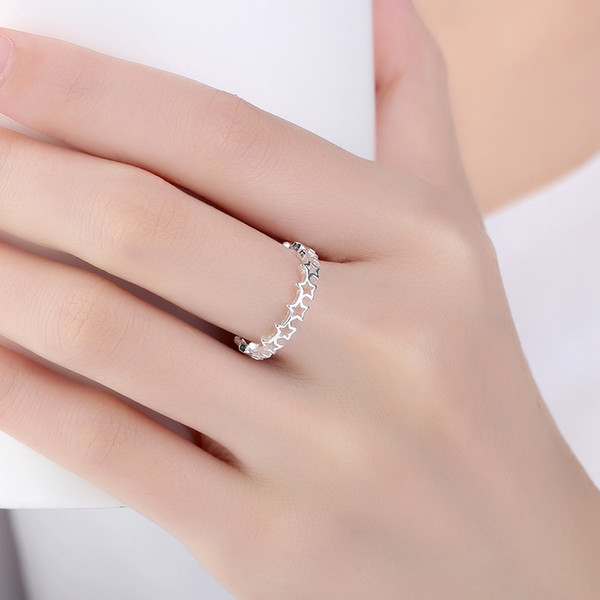 Inel de doamnă de zi cu zi în formă de stea