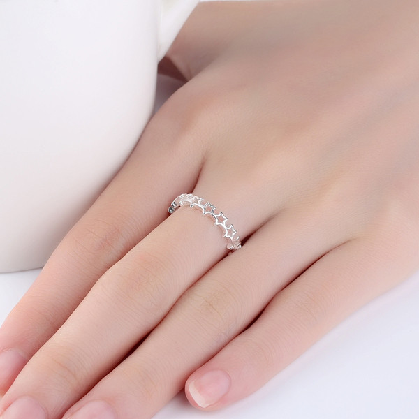 Inel de doamnă de zi cu zi în formă de stea