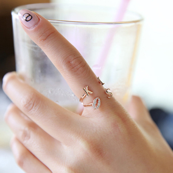 Inel de damă cu inscripție în trei culori