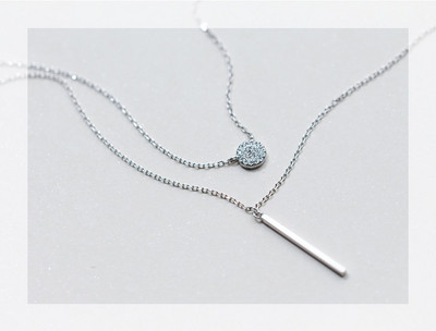 Κομψό κυρία κολιέ με μενταγιόν