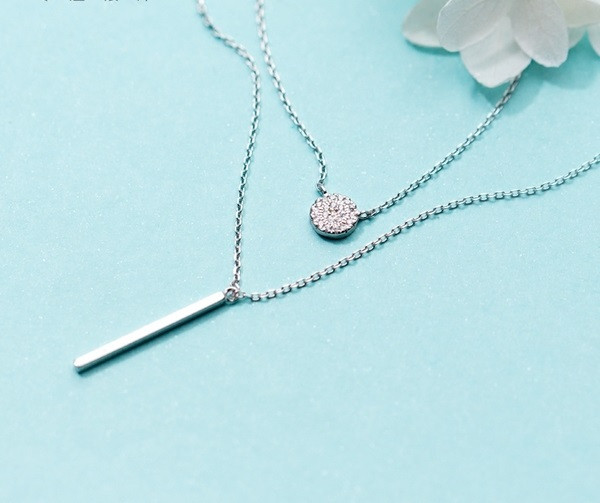 Κομψό κυρία κολιέ με μενταγιόν