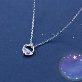 Colier de dama modern cu pietre decorative